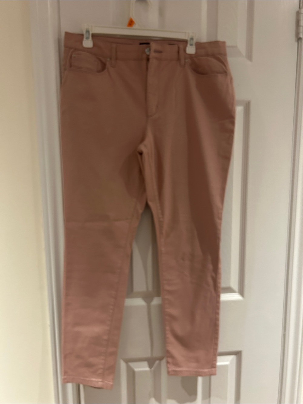 Jones New York Women's Blush Pink Skinny Jeans